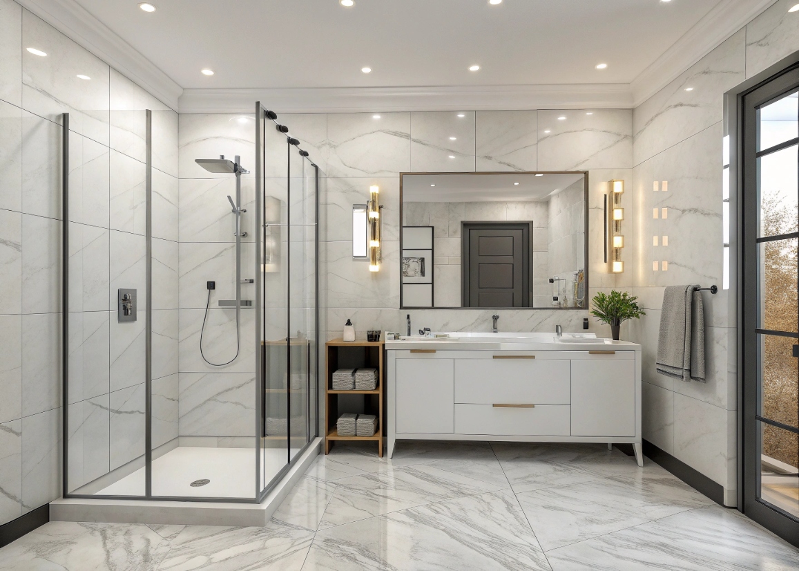 Керамическая плитка и керамогранит под терраццо: возвращение классики