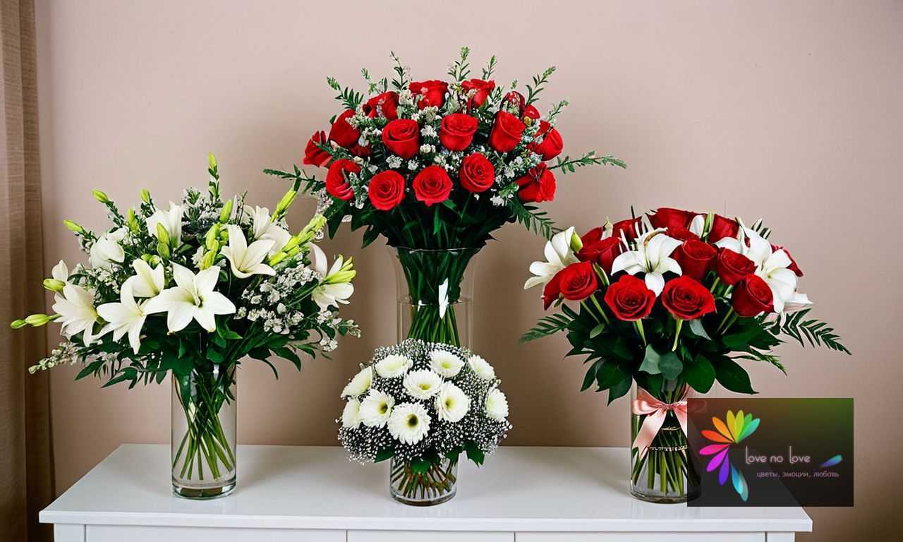 Популярные букеты для подарка на свидании в кафе